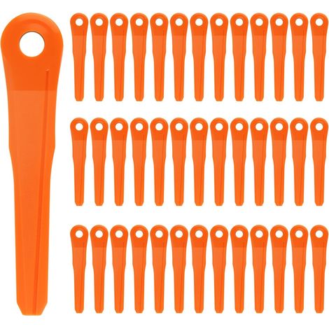Packung mit 40 Kunststoffklingen 4002 007 1000 für Stihl PolyCut 6-2, 6-3, 7-3, 28-2, 48-2, 27-3, 47-3, Ersatzklingen für Stihl PolyCut Trimmer (1/5)