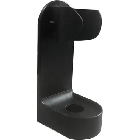Porte-brosse à dents électrique mural Support de rangement noir pour les besoins quotidiens