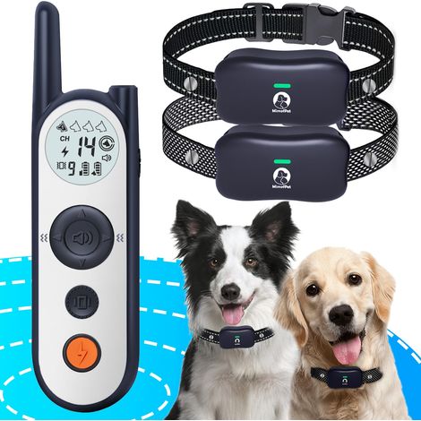 Clôture Électronique pour Chien,8M à 1050M Ajustable Clôture pour Chien,Résistant à L'Eau Collier de Dressage pour Chiens de Moyennes et Grande