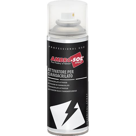 Attivatore spray per adesivi cianoacrilici 200 ml (1/3)