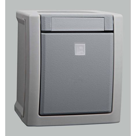 VIKO Interruttore per ambienti umidi Pulsanti Pacific Grigio 90591014-DE 1 pz.