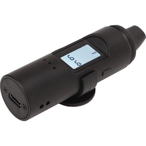 éthylotest portable numérique avec écran noir en anglais, pour une utilisation professionnelle et domestique. (1/5)