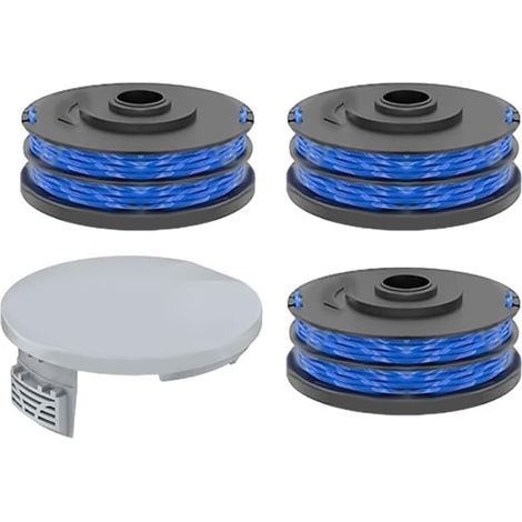 Bobine De Rechange - Lot De 3+1 - Nylon - Pour Coupe-bordures Ryobi RLT4027 RLT6130 - Jardin (1/5)