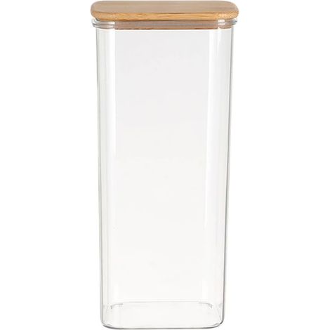 Bocaux Blaxill en liquidation avec couvercles, contenants pour pâtes spaghetti, pour la conservation dans le garde-manger, grands bocaux alimentaires transparents et hermétiques avec couvercles en boi (1/5)
