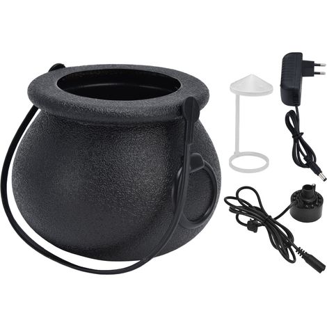Lampe Sorcière Halloween avec Brumisateur et LED Multicolore - Décoration Éclairage Fête - Branchement AC100‑240V UE