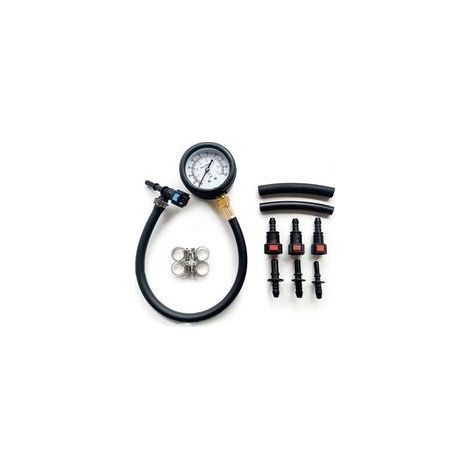 Kit de test de pression de carburant, manomètre, pompe d'injection, testeur de pression, kit pour voiture, moto et camion (1/4)