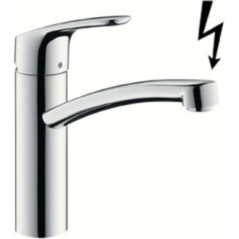 Hansgrohe Focus M41 - Grifo monomando de fregadero, cromo 31804000 (1/3)