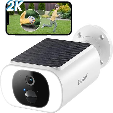 Caméra de surveillance, 1080P, sans fil, fonctionnant sur batterie (1/5)
