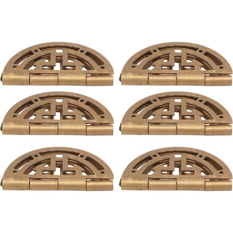 10 Paumelles Antiques Style Bronze pour Coffrets, Meubles et Objets Décoratifs - Antirouille et Durabilité