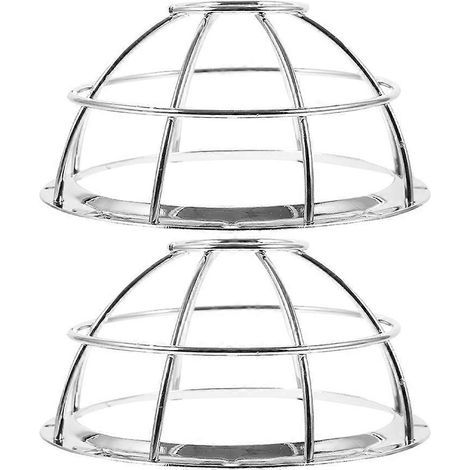 Lot de 2 couvercles de détecteur de fumée robustes, protections creuses-13.20X13.20X6.50CM (1/4)