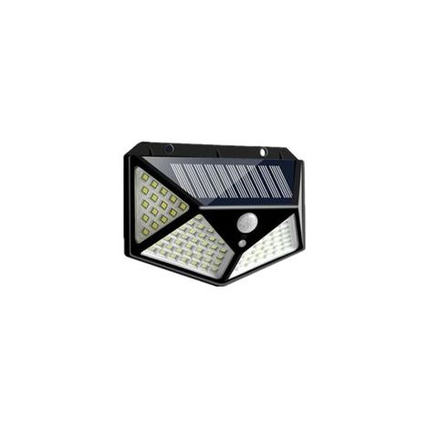 Lampe solaire 100 LED IP65 étanche – Éclairage 270° – Détection PIR 120° – Installation facile sur murs et terrasses - 100LED