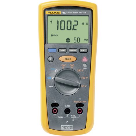 Fluke 1507 Isolationsmessgerät  50 V, 100 V, 250 V, 500 V, 1000 V 10 GΩ (1/3)