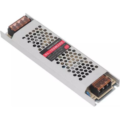 Alimentatore Led Stabilizzato 100W 4a 24V Trasformatore Striscia Switch (1/5)