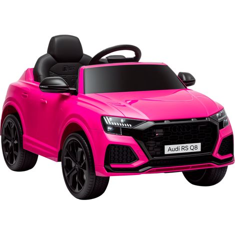 Audi RS Q8 6V Kids Electric Ride On Car Toy w/ Remote USB Bluetooth Pink