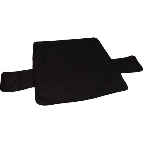Housse imperméable et lavable pour canapé inclinable 3 places (170 x 270 cm), résistante aux griffures et aux poils des chiens et chats. Couleur : noir. (1/5)
