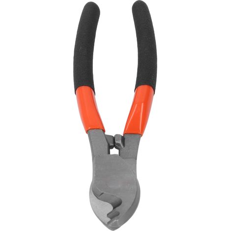 Pince coupe-câble 8 pouces avec fonction dénudage, acier carbone, poignée PVC, cisaille fil électrique pour âmes cuivre aluminium (1/5)