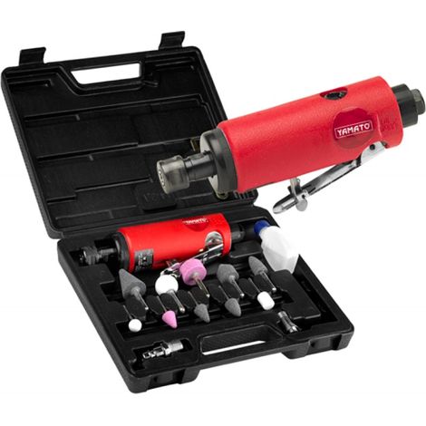 SMERIGLIATRICE PNEUMATICA ad aria compressa DIRITTA IN KIT 15 pz YAMATO