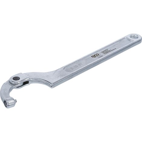 BGS Chiave a gancio articolata con perni 50 - 80 mm - 74229