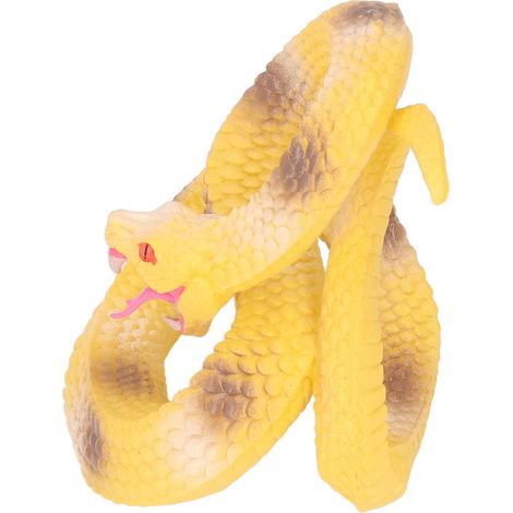 Grande figurine de serpent en plastique, réplique réaliste, pour décoration d'Halloween (1/5)