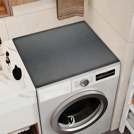 Sèche-linge Tapis Silicone Protection Dessus Machine à Laver Couvercle Anti-dérapant pour Sèche-Linge (1/5)