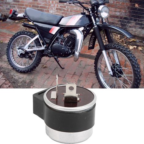 Relais de clignotant mécanique pour moto Yamaha DT175, DT360, DT400, GT80, DT100, XT500 - Compatible avec modèles classiques. (1/5)