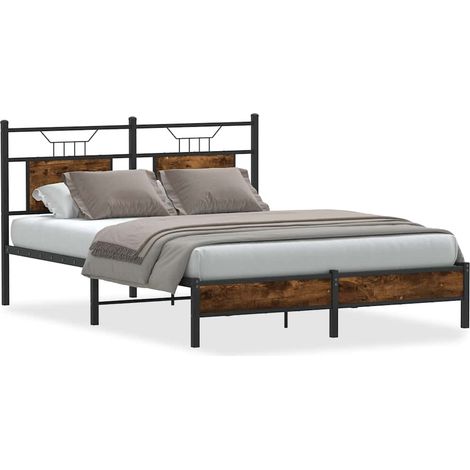 Maison Exclusive - Estructura de cama sin colchón madera roble ah (1/5)