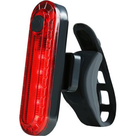 Feu arrière vélo COB haute luminosité, lampe de sécurité rechargeable USB pour cyclisme nocturne2pcs (1/4)