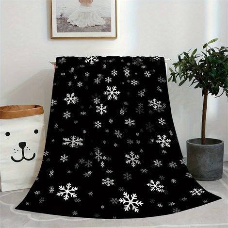Plaid De Noël - Microfibre Polyester - 70 x 100 cm - Pour Canapé Lit Ou Fauteuil - 1 Pièce (1/5)