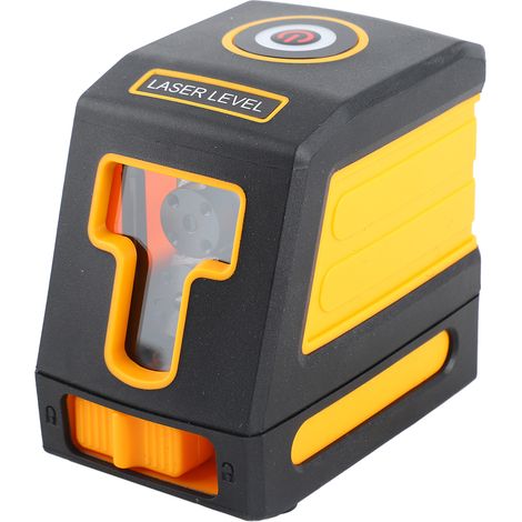 Self-Leveling 2 Lines Red Laser Level Professional Horizontal and Vertical Cross Line Leveling Laser Level Kit with Selectable Laser Lines and Vertical Beam Spread (1/5)