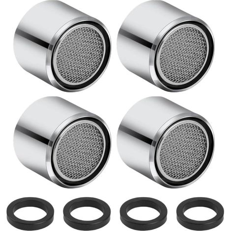 Lot de 4 régulateurs jet M22 aérateurs robinets évier cuisine laiton chromé (1/5)