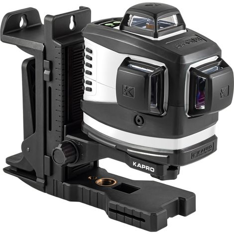 Niveau laser 3D KAPRO Prolaser vert – 3 lignes à 360° – Portée intérieure 30m, extérieure 70m – Précision 0,2mm/m – IP65