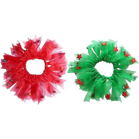 2er-Packung Weihnachtshalsbänder für Haustiere (1/3)