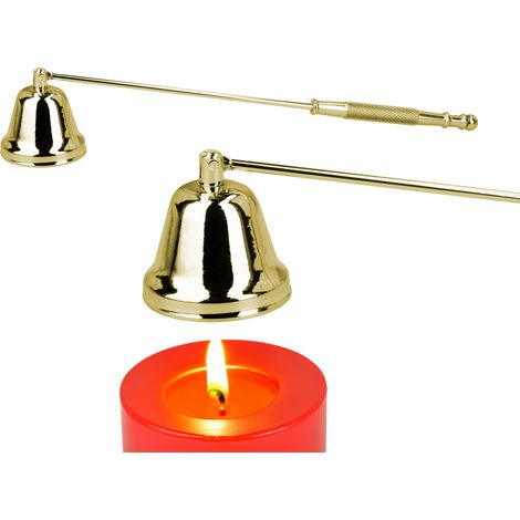 Extincteur à bougie en métal doré, accessoire décoratif pour la maison 1 (1/4)