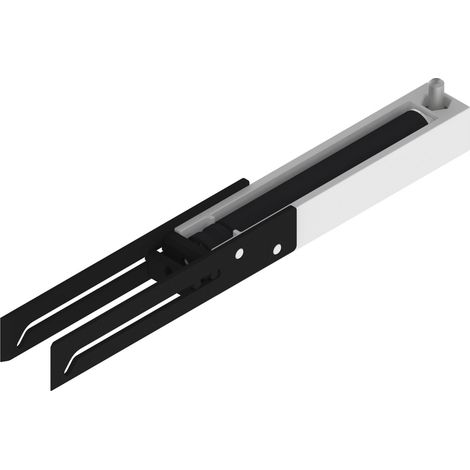 SOLIDO 100 Einzugsdämpfung SmartStop bis 50 kg Flügelgewicht schwarz-weiß (1/3)