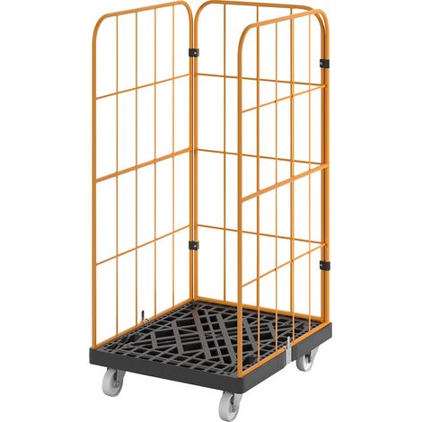 FRANKEL kaiserkraft, Roll-conteneur, 3 côtés, hauteur 1545 mm