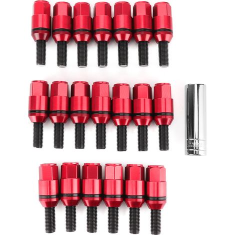 boulons de roue M12x1 5 mm en aluminium 7075 T6 compatibles (1/5)