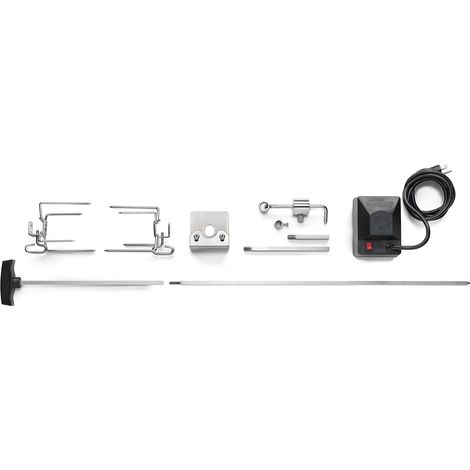 Napoleon – Rôtissoire barbecue PRO 825 – Longueur 80cm – Charge maximale 25kg – Pour cuisson uniforme et savoureuse