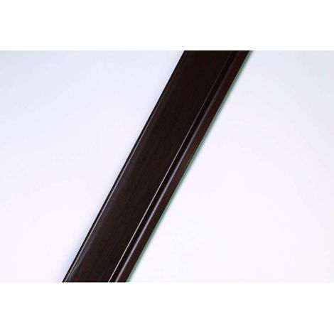 Battiscopa batiplast noce scuro 2 m