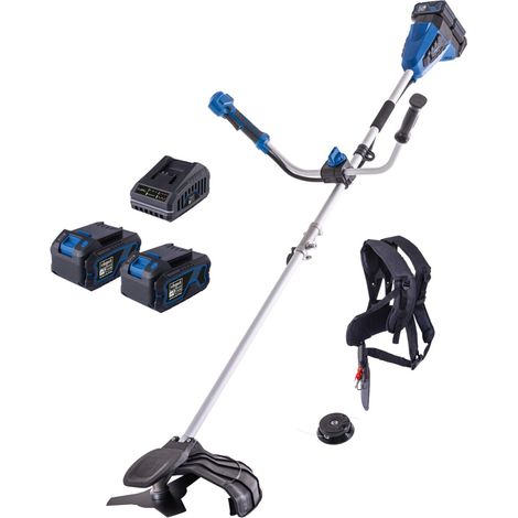 Decespugliatore bc-bch380/40-x 2x20v 2 batterie doppio caricatore ixes Scheppach