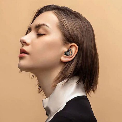 Bouchons d'oreilles antibruit pour dormir, légers et souples, en forme de parapluie, pour la maison, le bureau ou la résidence étudiante, noirs, 3 couches (1/5)