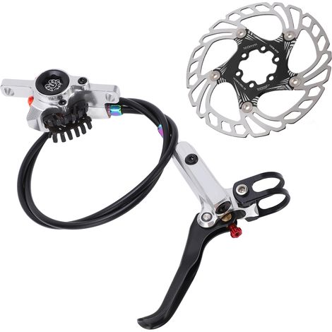 MEIJUN Scheibenbremsensatz für Rennräder und Mountainbikes (silber) (1/5)