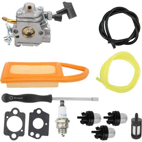 Kit Joint Carburateur Filtre Air Tube Huile Compatible Souffleur Dorsal Stihl BR500 BR550 BR600 (1/5)