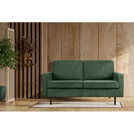KONSIMO INVIA Sofa 2-Sitzer, Dunkelgrün (1/5)