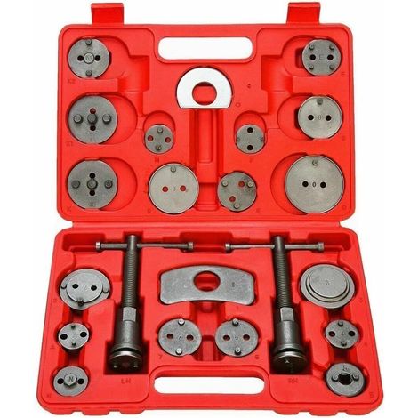 Repousse Piston d'étrier de Frein pour Remplacement de Disque Outil, adaptateurs Coffret de Repousse Piston d`étrier,22PCS universels (1/5)