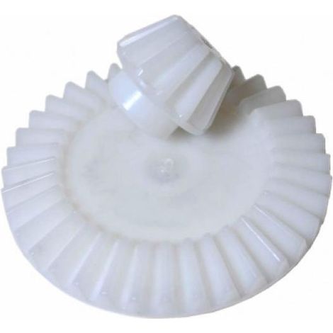 Coppia ingranaggi conici in teflon diametro 110 mm