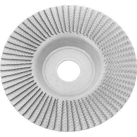 Disque à sculpter le bois, roue de façonnage 125 mm en carbure de tungstène, accessoire pour le travail du bois argenté (1/5)