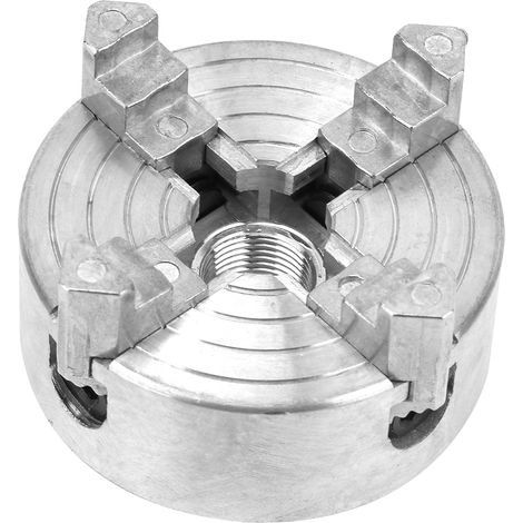 Z011A 4-Backen-Spannfutter aus Zinklegierung als Zubehör für Mini-Metalldrehbank (1/5)