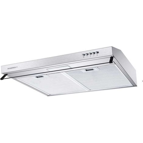 capota visera 60cm 66db 348m3/h acero inoxidable - rhc224/1in - rosieres - (1/2)
