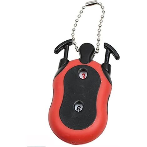 Mini contatore di punteggio portatile con doppio quadrante quadrato e portachiavi (1/4)