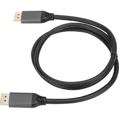 Câble DP Mâle à Mâle 1,4 m Compatible 8K pour Connectique Universelle (1/5)